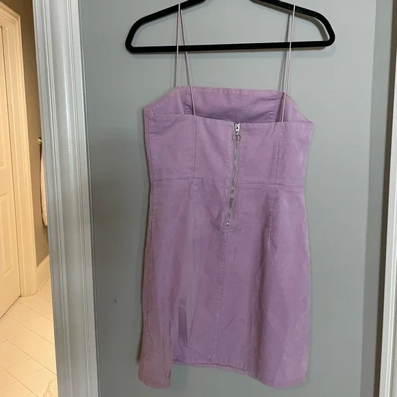 Urban Outfitters | Purple Corduroy Bodycon Dress sz 8 - Picture 8 of 8